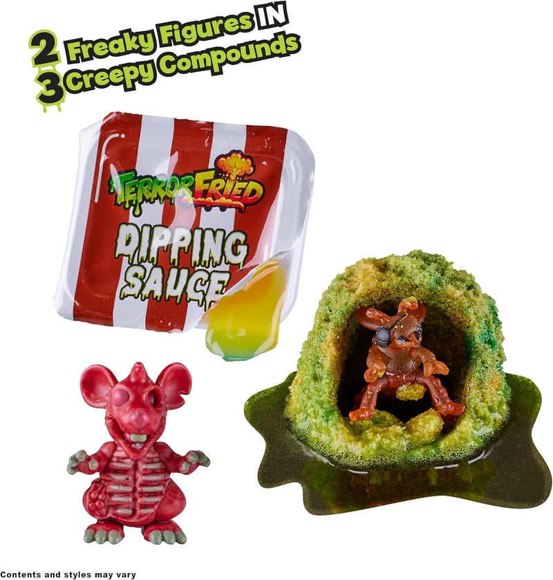 Terror Fried 08091 Nasty Nibbles, Gross collectables with Slime, Boys Aged 4-10, Multiple Compound Play, Multicolour - Image 3